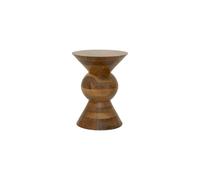 Lustro - Mesa auxiliar de madera de mango H 40 x B 30 x T 30 cm