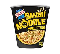 Lustucru Banzaï - Vaso de pollo con fideos (60 g, 6 unidades)
