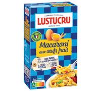 LUSTUCRU - Macarrones de huevos frescos 250 g - Lote de 4 - Se vende por lotes
