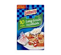Lustucru Riz Long Grain 10 Minutes Incollable Sachet Cuisson 900 g