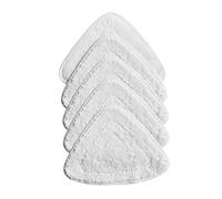 LUTAKU Paquete de 5 almohadillas para mopa de vapor, reemplazo de cabezal de mopa de vapor Vileda, almohadillas de repuesto para mopa de vapor Vileda, paño de limpieza de microfibra triangular