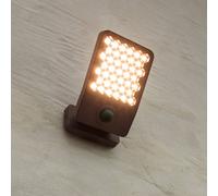 LUTEC Aplique LED para exterior ATLANTIS, gris oscuro, 22 cm, IP54 EC:EPREL:2210890