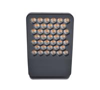 LUTEC Aplique LED para exterior ATLANTIS, gris oscuro, 22 cm, metal, IP54 EC:EPREL:2210825