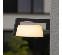 LUTEC Aplique LED para exterior Moon, antracita, CCT, IP44