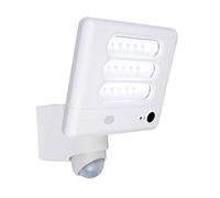 Lutec ESA - Luz de seguridad LED con cámara, 25 W, color blanco, 20 x 17 cm