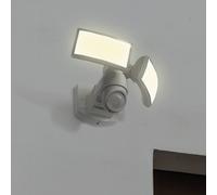 LUTEC Foco de pared exterior con sensor LED ARC, blanco, 28 cm, 2 luces, IP54 EC:EPREL:818935