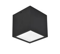 LUTEC Lámpara LED de techo para exterior GEMINI, negra, 9 x 9 cm, IP65