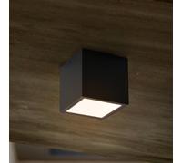 LUTEC Plafón LED de exterior Gemini XS, 4.000K antracita