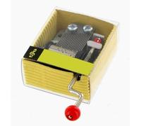 Lutèce Créations Caja de música/Caja Musical de cartón y Metal con Mecanismo Musical de manivela de 18 Notas y Ventana Transparente - Ave Maria (Franz Schubert)