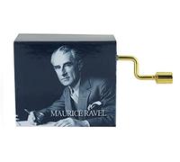 Lutèce Créations Caja de música/Caja Musical de manivela con Mecanismo Musical de 18 Notas sobre el Tema de los Grandes compositores de música clásica - Maurice Ravel - Boléro (Maurice Ravel)