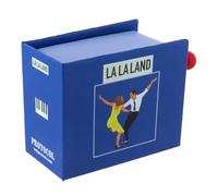 Lutèce Créations Caja de música/Caja Musical de manivela de cartón Decorado en Forma de Libro con Mecanismo Musical de 18 Notas - City of Stars - La la Land (J. Hurwitz)