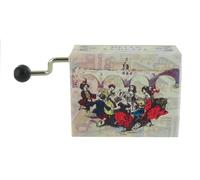 Lutèce Créations Caja de música/Caja Musical de manivela de cartón ilustrado y Calado con Mecanismo Musical de 18 Notas - Sur le pont d'Avignon - En el Puente de Aviñón (Tradicional)