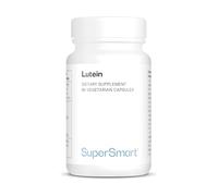 Lutein 20 mg - Salud ocular - Ayuda a la función visual - Extracto de rosa mosqueta estandarizado al 25% de luteína libre - Antioxidante - Vegano - Sin OGM - Supersmart