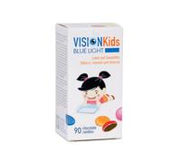 Luteina con Zeaxantina Ojos para Niños 3+ Años (90 Confites de Chocolate) - Vision Kids BLUE LIGHT para Protección de la Retina contra la Luz Azul