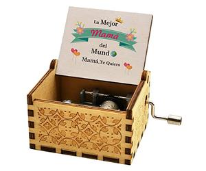 Luteney Regalos para Dia de la Madre,Regalos Originales para Madres Mama,Caja de Musica para el Dia de la Madre,Regalos para tu Madre en Navidad cumpleaños(Madre)