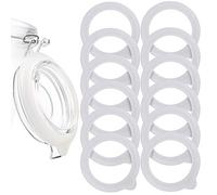 Luter - 12 piezas de repuesto de juntas de silicona para tarro de albañil (12 unidades)