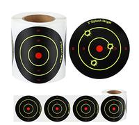 Luter 200 Pegatinas de Diana de Tiro 7,6 cm Autoadhesivas Pegatinas de Objetivos de Tiro Pegatinas de Objetivos de Salpicaduras de Papel Objetivos Reactivos Redondos para Campo de Tiro