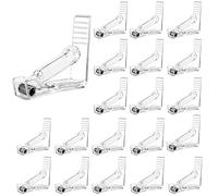 Luter 20uds Pinzas para Manteles, Ajustables Clips de Mantel Clips para Manteles Clips de Soporte de Mantel Abrazaderas para Manteles para Interiores y Exteriores Hogar Camping Picnic