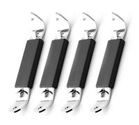 LUTER 4 Piezas 11x2.3cm Abrebotellas Magnéticos, Abrebotellas Manuales de Acero Inoxidable Perforador de Latas Con imán Para Latas de Cerveza, Bebidas