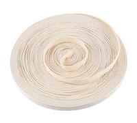 LUTER 50m Cinta De Espiga Algodón Cinta De Sarga Cinta Cinta Diagonal 1.3cm De Ancho Para Manualidades De Costura Diy (Beige)