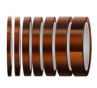 LUTER 7 Rollos Cinta Resistente al Calor Cinta Cinta De Sublimación De Alta Temperatura Cinta Térmica Para Impresión Por Sublimación Transferencia De Calor Y Aislamiento Soldadura Onda Leonada