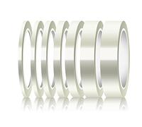 LUTER 7 Rollos Cinta Resistente al Calor Cinta de Alta Temperatura Cinta de Sublimación Cinta Térmica para Impresión Sublimación Transferencia de Calor y Aislamiento Soldadura Ol (Transparente)