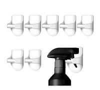 LUTER 8 Soporte Botellas Spray, Ganchos Adhesivos para Colgar Botellas Spray Soporte Pared para Botella Spray para Armario, Cocina, Espacio de Almacenamiento Adicional, Colgador Organizador