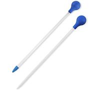 LUTER Alimentador De Coral De 2 Piezas Pipeta Larga Del Alimentador De Peces Para La Alimentación De La Mayoría De Los Organismos Del Acuario Alimentación De Peces y Corales (35×4cm/13,7×1,5 Pulgadas)