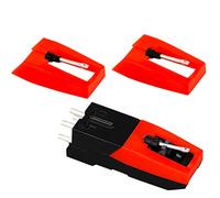 Luter - Cartuchos de Platino con 2 Unidades, Agujas giratorias, lápiz Capacitivo para Giro de Disco y Accesorios de Repuesto para Aguja para Giro Disco de Vinilo