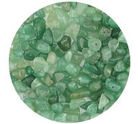 LUTER Cuentas de Piedra de Viruta Natural de Aproximadamente 500 Piezas Cuentas de Piedras Preciosas Irregulares Agujero Perforado para Joyería de Bricolaje Collar Pulsera Pendiente (Aventurina Verde)
