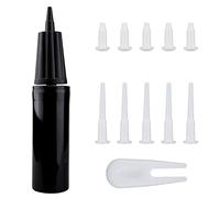 LUTER Kit de Bomba de Pelota de Ejercicio, Bomba de Aire Globos Bomba de Pelota de Yoga con Extractor de Tapón de Pelota y Tapones de Pelota de Fitness Bomba de Mano para Inflables (12 Uds)