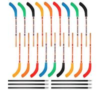 LUTER Lápices de Hockey con Gomas de Borrar, 18uds Lápices de Hockey con 6uds Lápices Negros Lapices Deportivos Lápices Temáticos Deportivos de Recompensa para Estudiantes