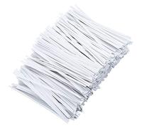 Luter - Lote de 1000 corbatas de papel (12 cm), color blanco