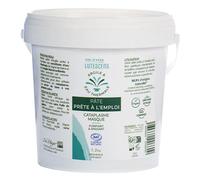 Lutescens - Pasta de arcilla lista para usar - Natural - Cubo de 1,2 kg