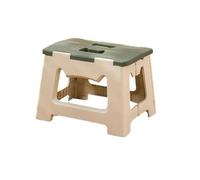LUTFI Escabel Taburete Plegable portátil, Taburete de plástico for Silla, Banco pequeño, taburetes for Cambiar Zapatos for el hogar, Taburete Creativo for Vivir Dormitorio(Green)