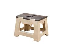 LUTFI Escabel Taburete Plegable portátil, Taburete de plástico for Silla, Banco pequeño, taburetes for Cambiar Zapatos for el hogar, Taburete Creativo for Vivir Dormitorio(Gris)