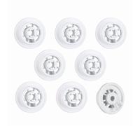 LUTH Premium Profi Parts 8X Rodillo para Cesta Inferior Compatible con Bosch 00165314 165314 en lavavajillas