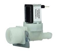 LUTH Premium Profi Parts - Electroválvula de 1 vía 180° D10,5 220/240V 50/60Hz Temperatura máxima 90°c con entrada D3/4 para lavadora