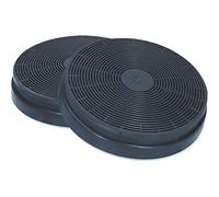 LUTH Premium Profi Parts Filtro de carbón activo compatible con Respekta MIZ0023N 175 mm de diámetro para campana extractora, 2 unidades