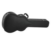 LUTHIER MANUEL RODRÍGUEZ Estuche para guitarra Vipera - Estuche para guitarra clásica - Núcleo de madera - Tapa abombada - Negro - Compartimento para accesorios - Higrómetro