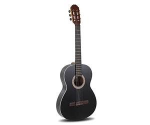 LUTHIER MANUEL RODRÍGUEZ Guitarra de concierto electroacústica - Caballero by MR - Principio 4/4 Electroacústica Slim Body - Tapa de abeto macizo - negra - CA-PM BE Abeto