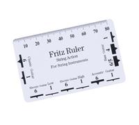 Luthier String Action Gauge - Herramienta de altura para guitarras, ukelele, bajo, configuración de guitarra, cuerda de acción
