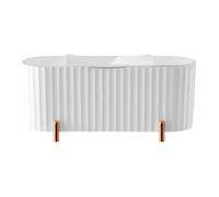 LUTODY - Organizador de cosméticos Caja de maquillaje con varios compartimentos, tapa estuche joyería para tocador, dormitorio - Multiuso y multifuncional