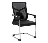 LUTODY - Silla de oficina, Silla escritorio juvenil, Silla Gaming, Pata metálica, Ergonómica, Respaldo red de malla transpirable, Soporte lumbar, Ergonómica con forro de nailon, Para despacho y hogar