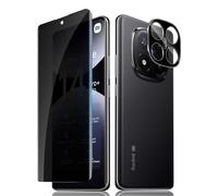 Lutree Anti-Espía Cristal Templado para Xiaomi Redmi Note 14 Pro Plus 5G, 1+1 Piezas Protector de Pantalla de Privacidad + Protector de Lente de Cámara, Antiespias Película Anti-Arañazos Protectora