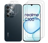 Lutree Cristal Templado para Realme C100 5G, 2+2 Piezas
