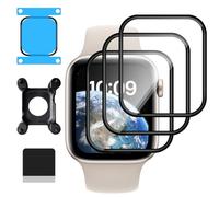 Lutree para Apple Watch SE (2022/2020) /Apple Watch Serie 6 5 4 44 mm Protector de Pantalla, 3 Piezas Fácil de Instalar, HD Anti-Arañazo Flexible Película Protectora