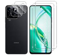 Lutree para Honor 200 Smart/Honor X7C Cristal Templado, 2+2 Piezas Protector de Pantalla + Protector de Lente de Cámara, Dureza 9H HD Anti-Arañazos Vidrio Templado Película Protectora