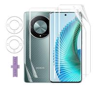 Lutree para Honor Magic 6 Lite 5G Protector de Pantalla, 2+2+2 Piezas TPU Pantalla Protector+Trasera Película Protectora+Cristal Templado Protector de Lente de Cámara, HD Película para Magic6 Lite 5G