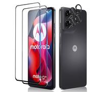 Lutree para Motorola Moto G24 Protector de Pantalla, Cristal Templado + Protector de Lente de Cámara, 2 + 2 Pack 9H Dureza Sin Burbujas Anti-Arañazos Vidrio Templado Película Protectora
